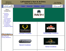 Tablet Screenshot of lafountainsonline.com